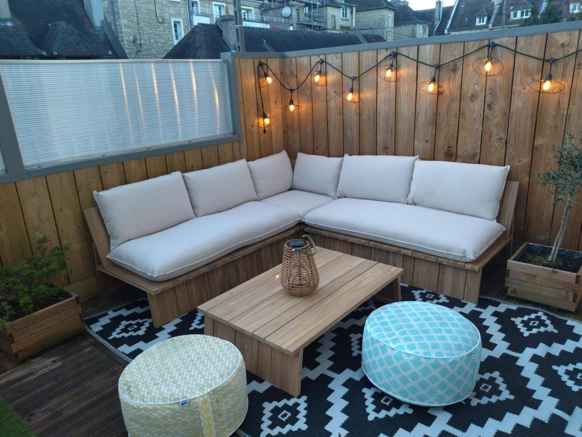 Cabane D'Arlette, Grande Terrasse En Centre-Ville Falaise  Dış mekan fotoğraf
